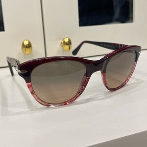 Persol 2990s Sunglasses Berry Red Burgundy Cat Eye EUC
